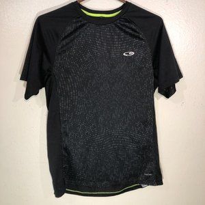 Champion Duo Dry Black shirt. Size Small